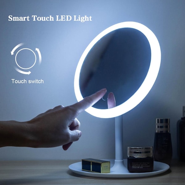 Led ljus sminkspegel