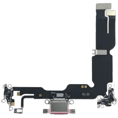 Laddningsport Flexkabel för iPhone 15 Plus (Äkta OEM) (Rosa) rosa