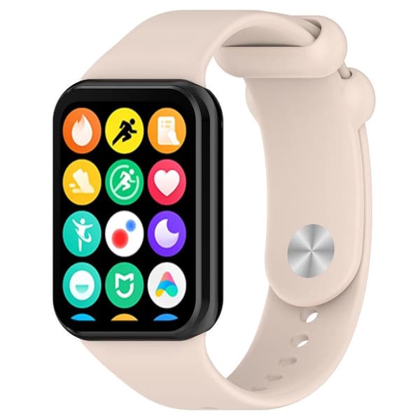 SILIKONREM MI BAND 8 PRO/M8 PRO (2). LJUS ROSA