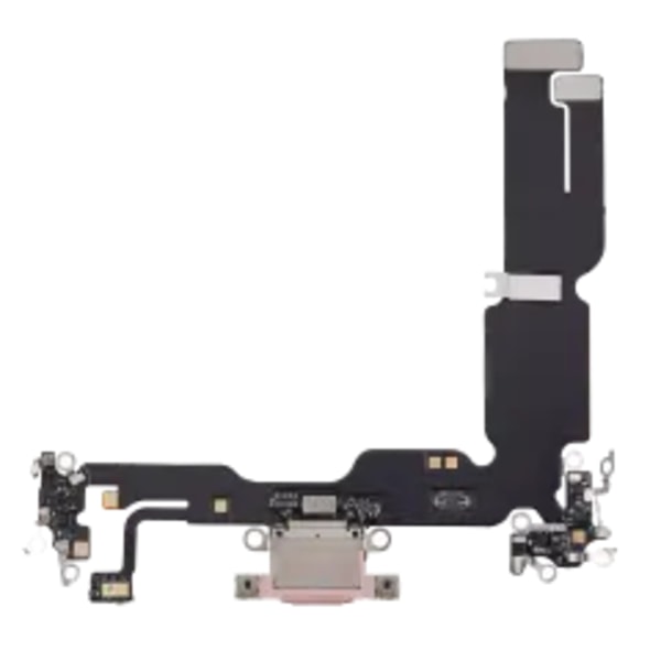 Laddningsport Flexkabel för iPhone 15 Plus (Eftermarknad Plus) (Rosa)