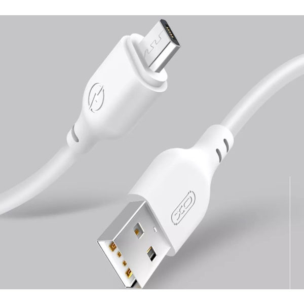 2 st 2m XO USB-A till Lightning-kabel white