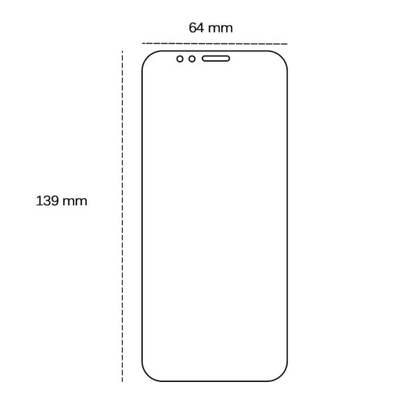Härdat glas 2,5D för Huawei P10 Lite