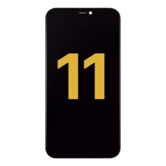 LCD-enhet med förmonterad stålplatta för iPhone 11 (renoverad)