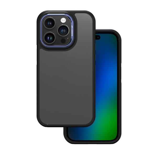 Crystal Black skal för iPhone 16e / 17e blå
