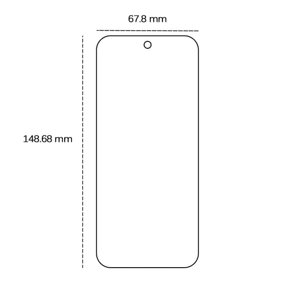 Härdat glas 2,5D för Google Pixel 9a