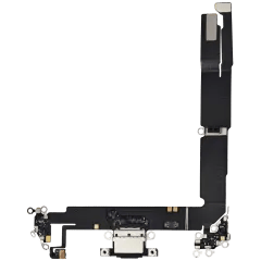 Laddningsport Flexkabel för iPhone 16 Plus (Premium) (Svart)