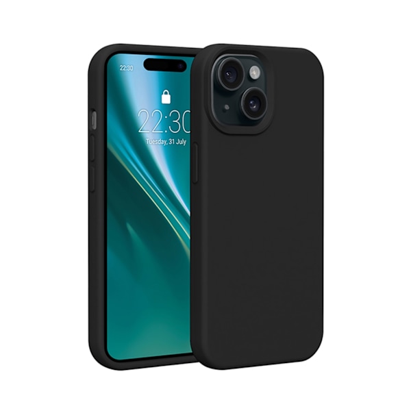 Etteri Silicone Case for iPhone 13 6.1\" Black