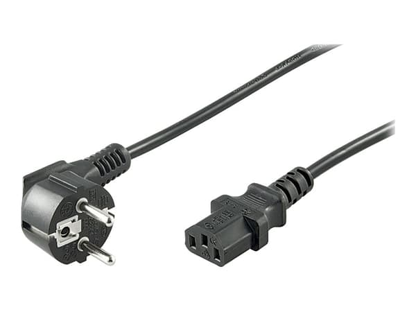Ström kabel Standard 230V Vinklet 1,5m flerfärgad