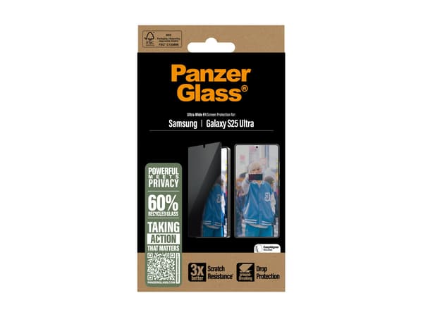 PanzerGlass svart Transparent svart