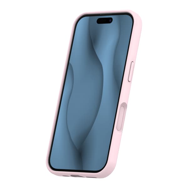 Silikon tunt Mag skal för iPhone 17 / 18 ljusrosa