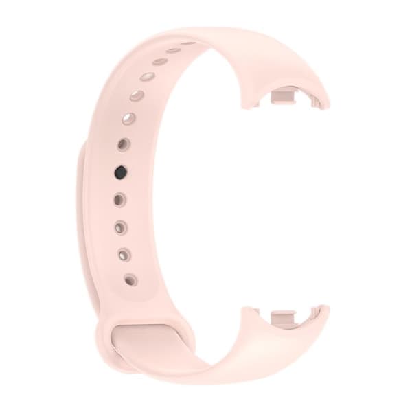 SILIKONREM MI BAND 8/M8 (1). LJUSROSA