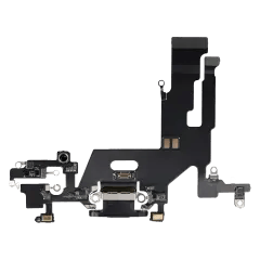 Laddningsport Flexkabel för iPhone 11 (Eftermarknad Plus) (Svart) svart