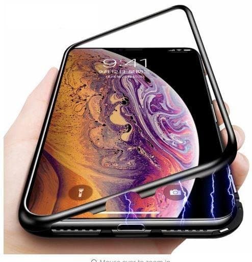 magnetisk glas bakfodra för iPhone Xs max