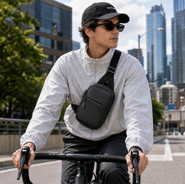 Crossbodyväska Urbanflex svart svart