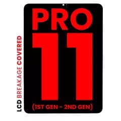 LCD-enhet med digitizer för iPad Pro 11\" 1:a generationen (2018) / iPad Pro 11\" 2:a generationen (2020) (Eftermarknad Pro: XO7) (Alla färger)