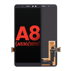 OLED-enhet utan ram för Samsung Galaxy A8 (A530 / 2018) (Eftermarknad Plus) (Alla färger)