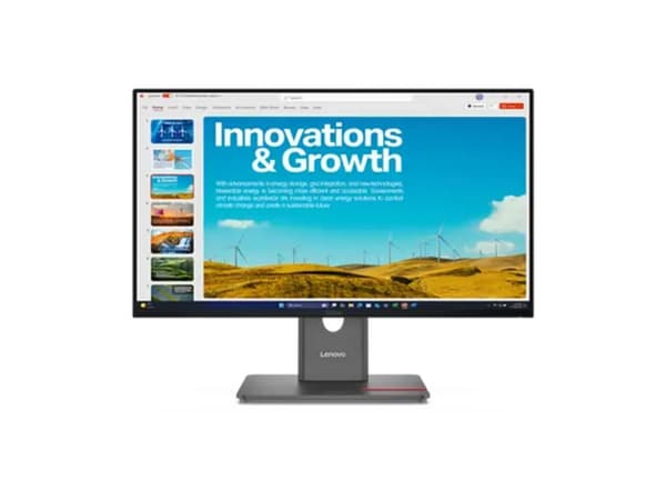 Lenovo ThinkVision P24QD-40 24 IPS 2560 x 1440 (2K) USB-C 3.2 HDMI DisplayPort 120Hz