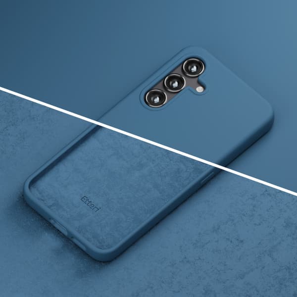 Etteri Silikon Mag skal för Samsung Galaxy S25 Edge mörkblå blå
