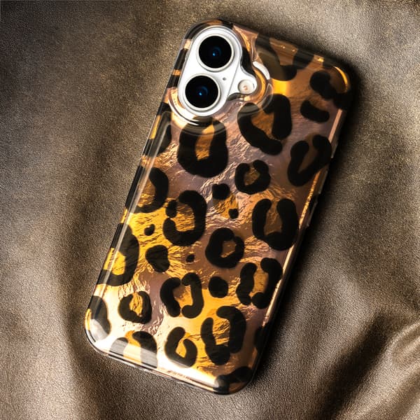 Animal Print skal för iPhone 16 Panther