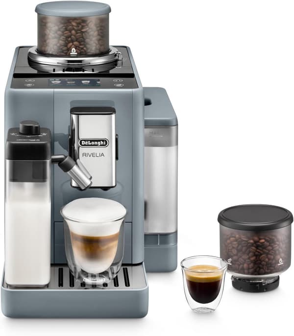 De'Longhi Rivelia EXAM440.55.G Automatisk kaffemaskine Stengrå grå