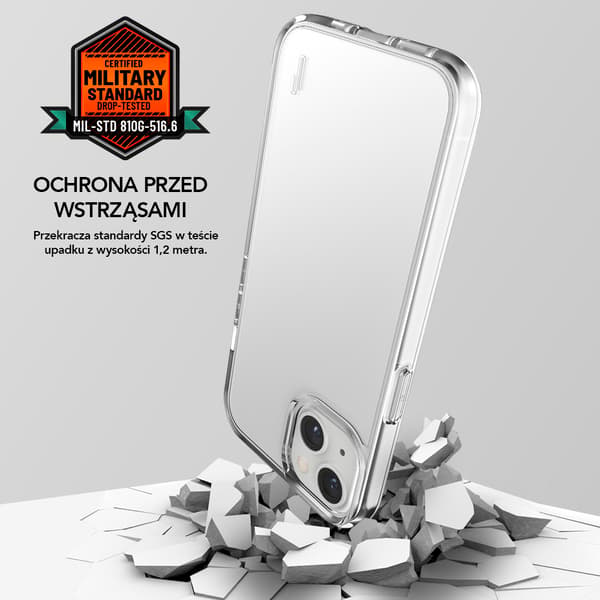 Ugly Rubber Pure fodral för iPhone 15 Plus transparent