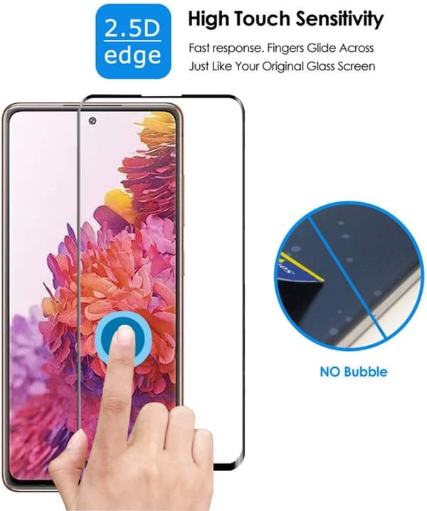 [3-Pack] för Samsung Galaxy S20 FE skärmskydd grå