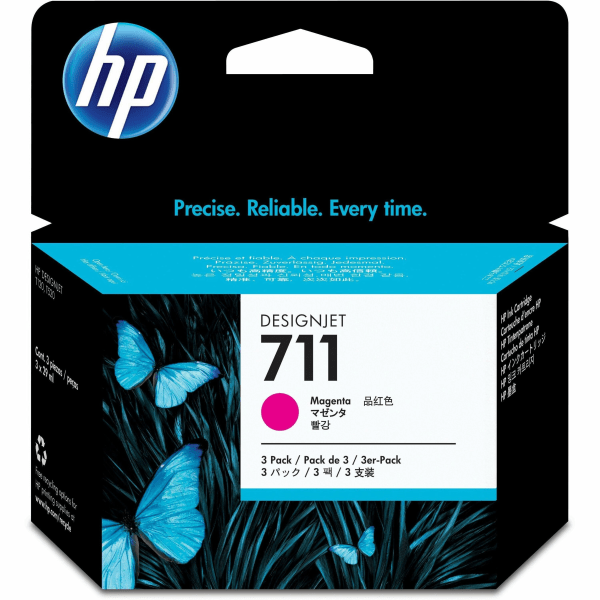 HP 711 Magenta bläck CZ135A
