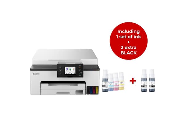 Canon MAXIFY GX1050 Value Kit + Extra Ink Multifunktion Bläkprinter