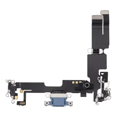Laddningsport Flexkabel för iPhone 14 Plus (Använd OEM-dragning) (Blå) blå