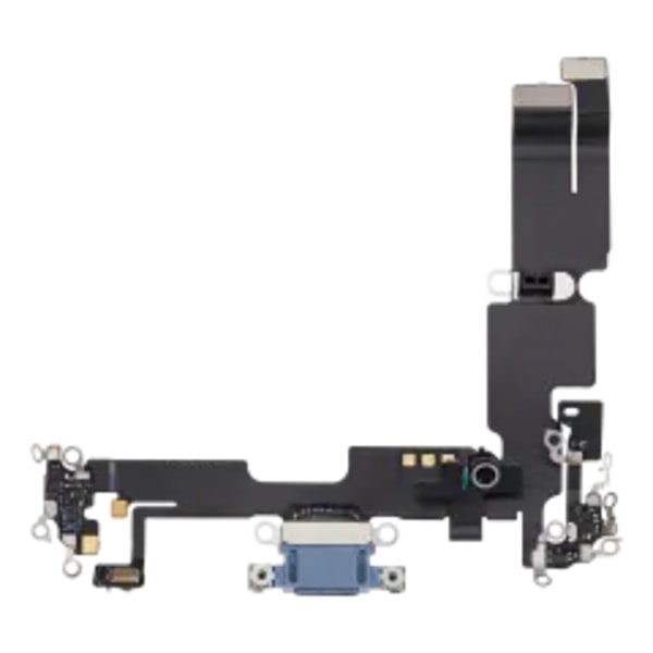 Laddningsport Flexkabel för iPhone 14 Plus (Använd OEM Pull) (Blå)