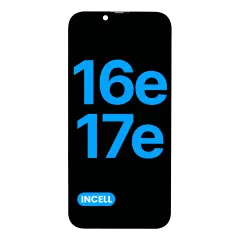 LCD-enhet kompatibel med iPhone 17e / 16e (Eftermarknad: AQ7 / Incell)