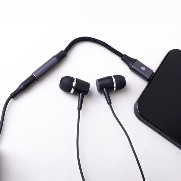 Forever adapter audio AJL-01 jack 3,5 mm - Lightning svart svart