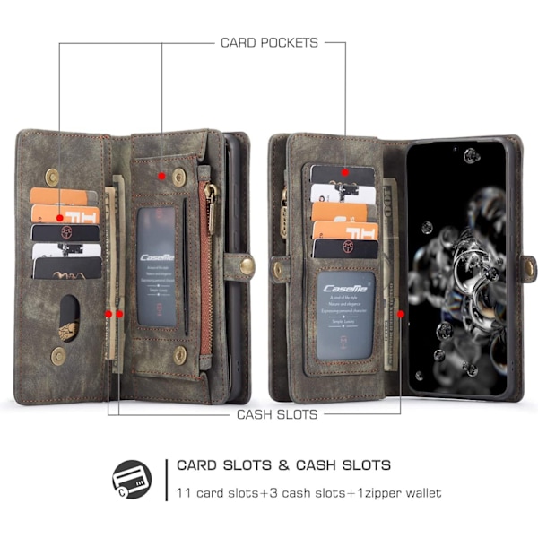 caseme 008 för Iphone 13 pro max svart svart