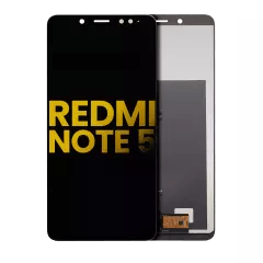 LCD-enhet utan ram för Xiaomi Redmi Note 5 (renoverad) (svart)