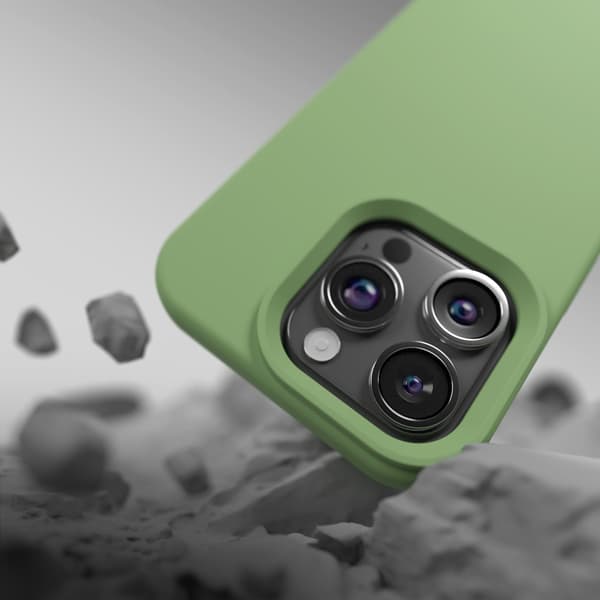 Etteri Silikonskal till iPhone 15 Pro Max 6,7\" ljusgrön