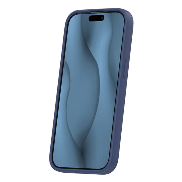 Tunt Mag-skal i silikon för iPhone 15 6,1\" mörkblå
