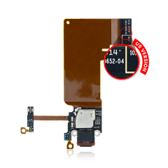 Laddningsport med flexkabel för Google Pixel 4 (amerikansk version) (äkta OEM)