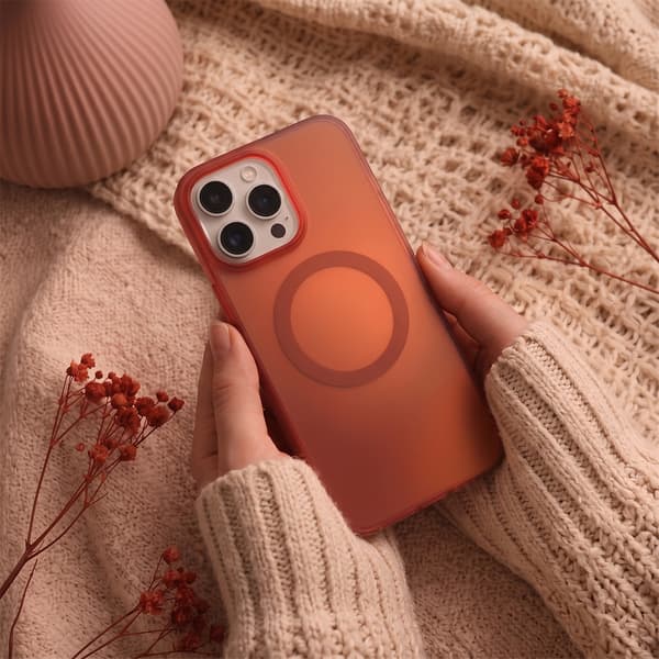 Tecto Shield Mistiq Mag skal för iPhone 17 Pro / 18 Pro röd röd