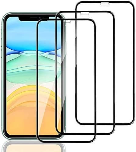 3-pack heltäckande för iPhone 11 skärmskydd kvalitet