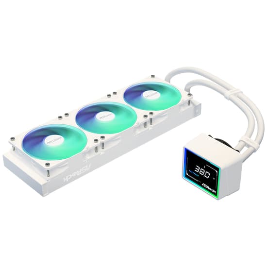 Asrock Challenger 360 Digital ARGB kölesystem 1-pack vit 120 mm