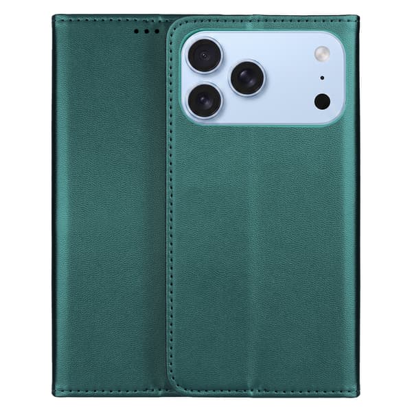 Smart magnetfodral för iPhone 17 Pro / 18 Pro mörkgrön grön