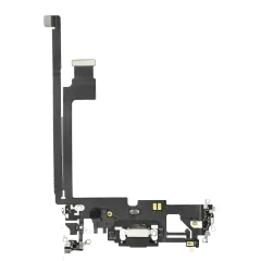 Laddningsport Flexkabel för iPhone 12 Pro Max (Begagnad OEM-del) (Grafit)