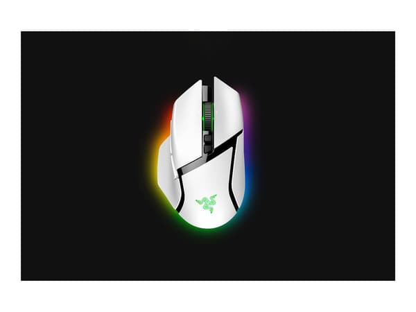Razer Basilisk V3 pro Optisk trådlös Kablet vit