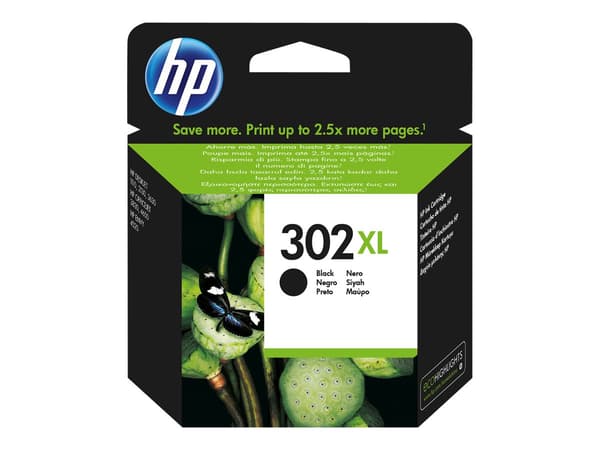 HP 302XL svart 430 sidor bläck svart
