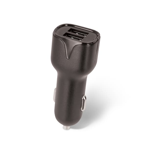 Setty billaddare 2x USB 1,4A svart svart