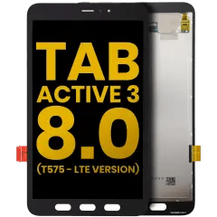 LCD-enhet utan ram för Samsung Galaxy Tab Active 3 8.0\" (T575 / T577) (2020) (LTE-version) (Renoverad) (Alla färger)