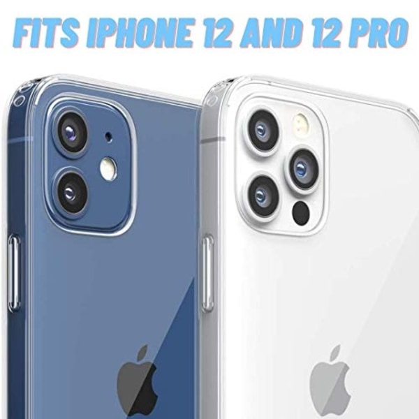 iphone 12/12 pro silikonikuori ja 2 näytönsuojaa