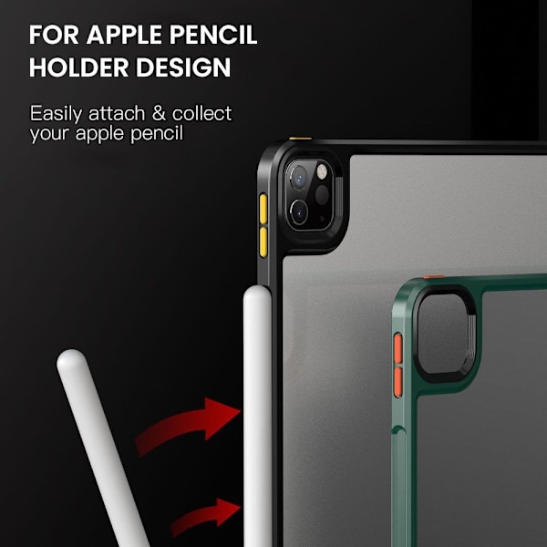 hårdsilikon fodral för ipad pro 11"|grön grön