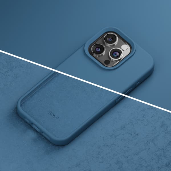 Etteri Silikonskal för iPhone 15 Pro 6,1\" mörkblå