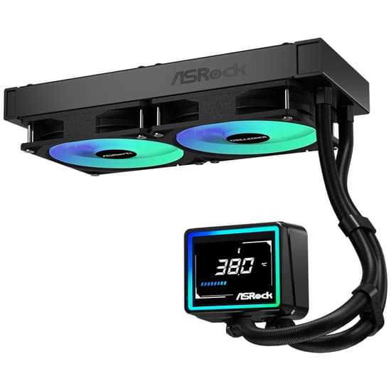 Asrock Challenger 240 Digital ARGB kölesystem 1-pack svart 120 mm svart